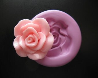 Rose Soap Molds Silicone Mold Soap Clay Resin Open Rose Mould