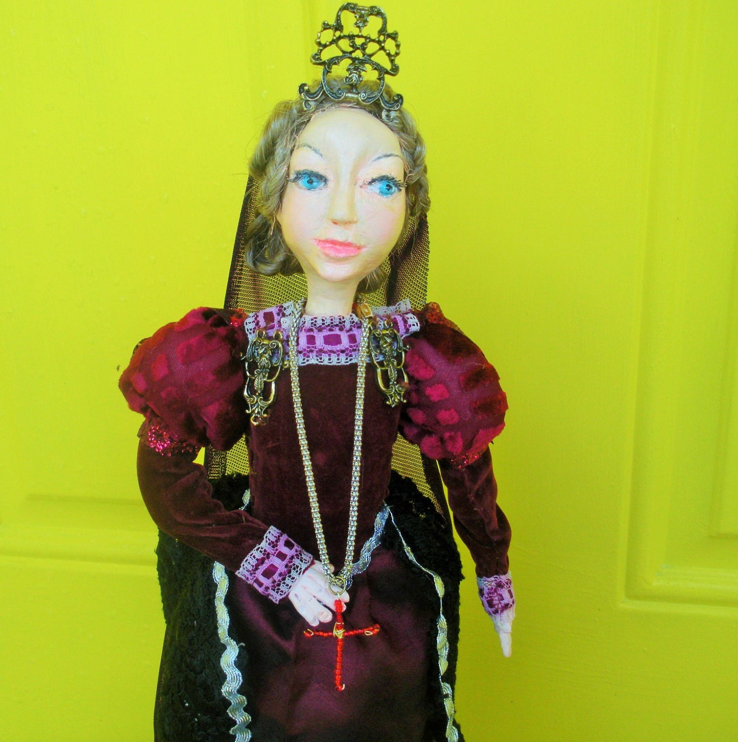 Queen Gertrude Art doll Shakespeare Hamlet