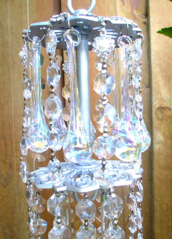 Crystal Prism Wind Chime Ab Iridescent And Clear Clearly Crystal Prism Wind Chime Ab Iridescent And Clear Clearly Elegant
