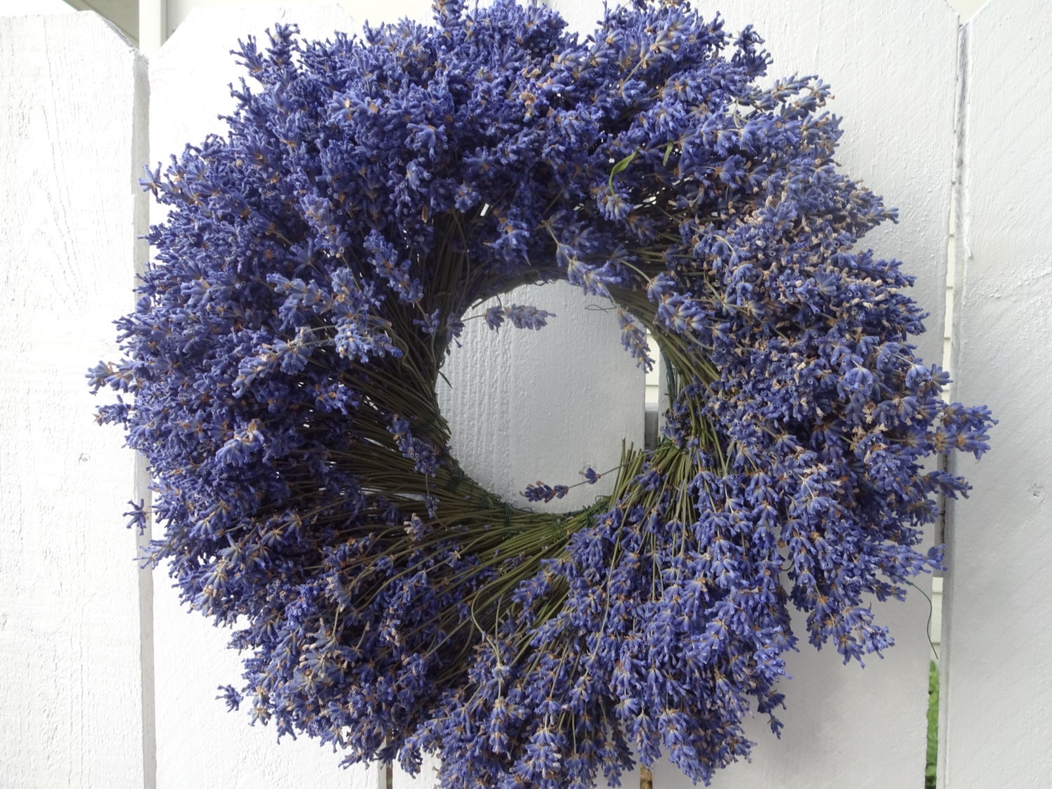 Dried Lavender Wreath Lavender Wreath Fragrant Wreath Hand