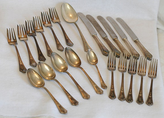 Vintage Gorham Silverplate Flatware By Cottagetocastle On Etsy