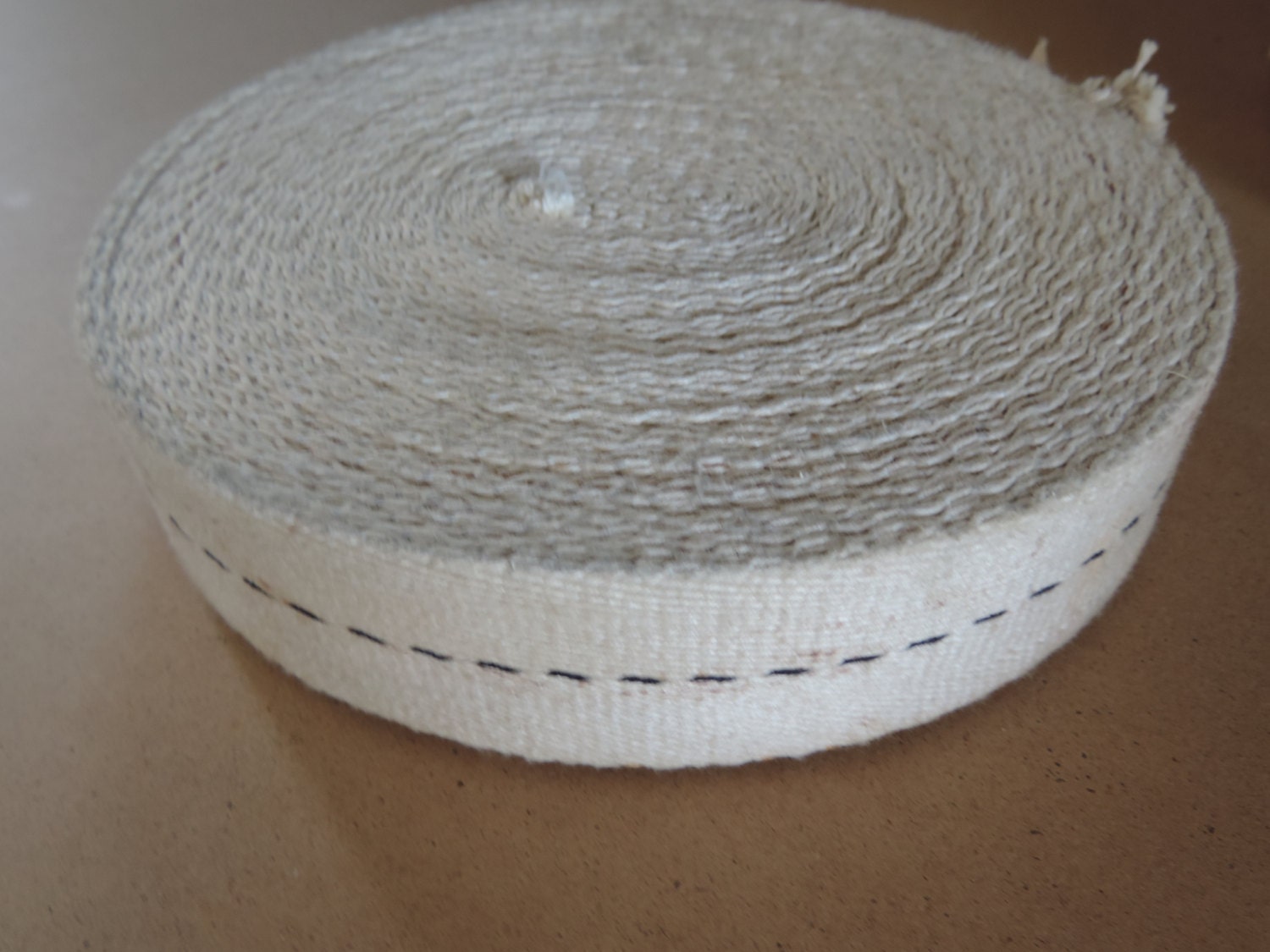 Vintage Furniture Strapping Rolled Fabric Upholstery Strapping Fabric