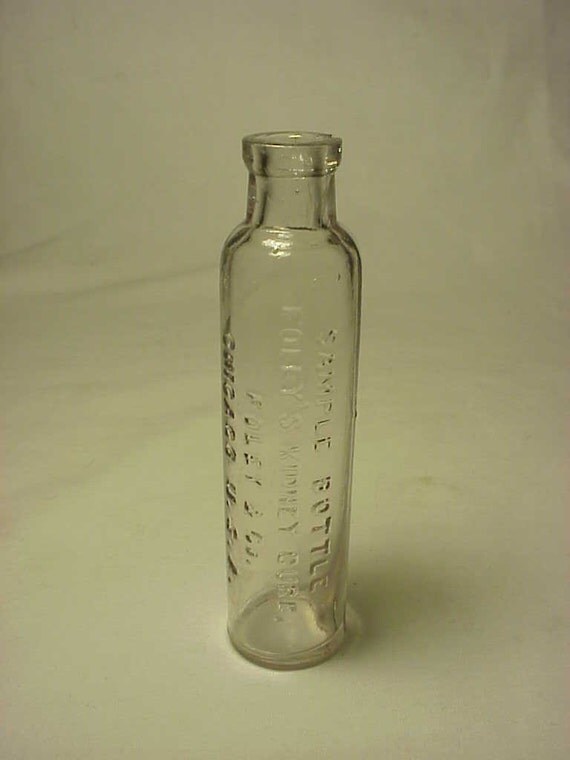 c1890s Sample Bottle Foley's Kidney Cure Foley & Co.