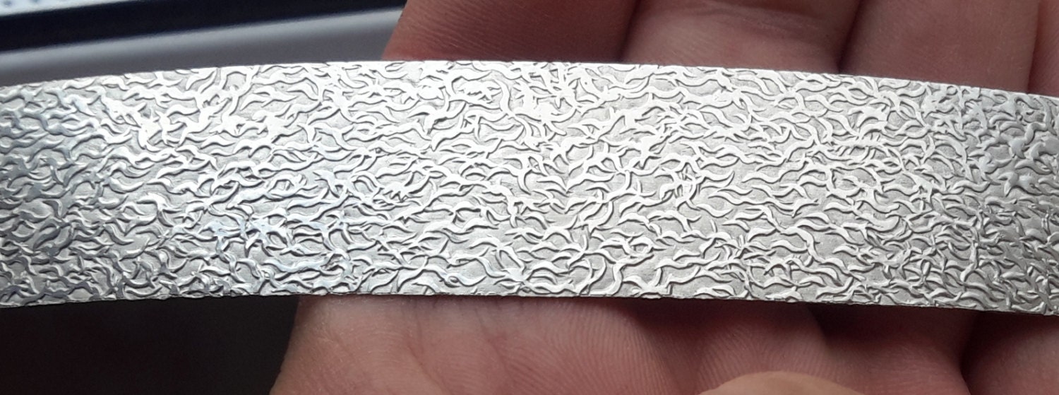 Solid Sterling Silver 925 Patterned 22 Gauge Sheet 3