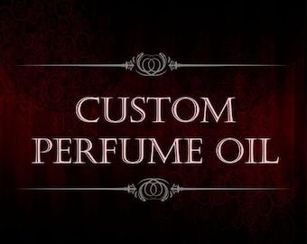 Custom Perfume Oil - Create Your Own Scent - Amber Glass Perfume Bottle - Create Your Own Perfume