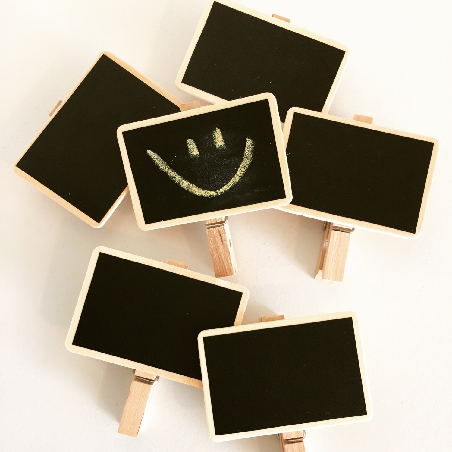 NEW NEW NEW Mini Chalkboard Clothespin Signs Rustic