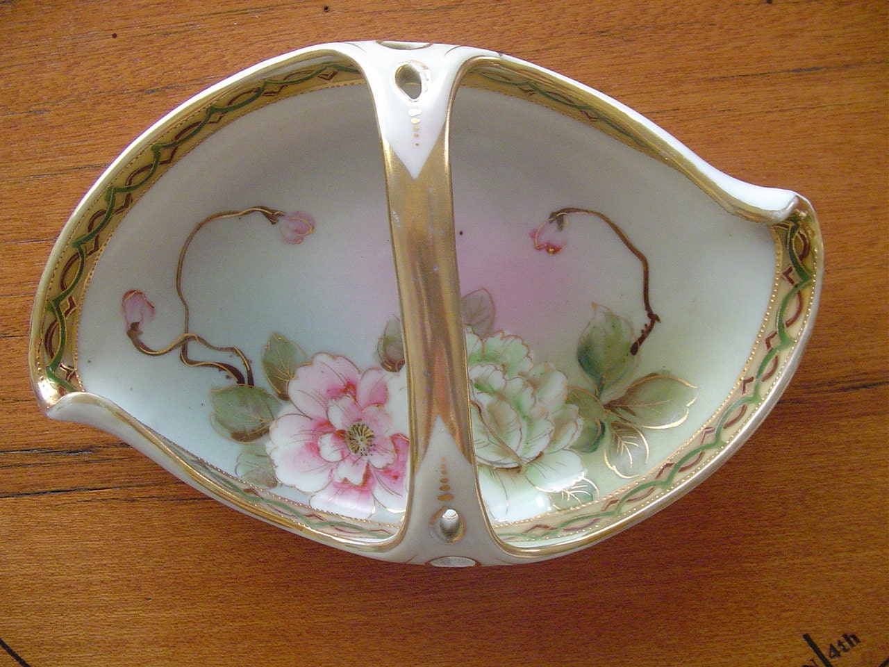 Vintage Made in Nippon Candy Dish Nippon Nut Dish
