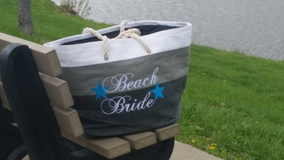 Bridal Shower Gift For Daughter, Beach Wedding Gift, Tote Bag