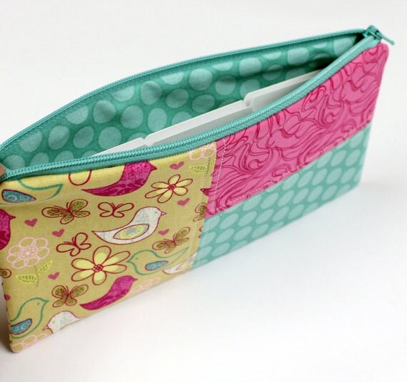 Cash Budget System Zippered Pouch 6 Dividers optional