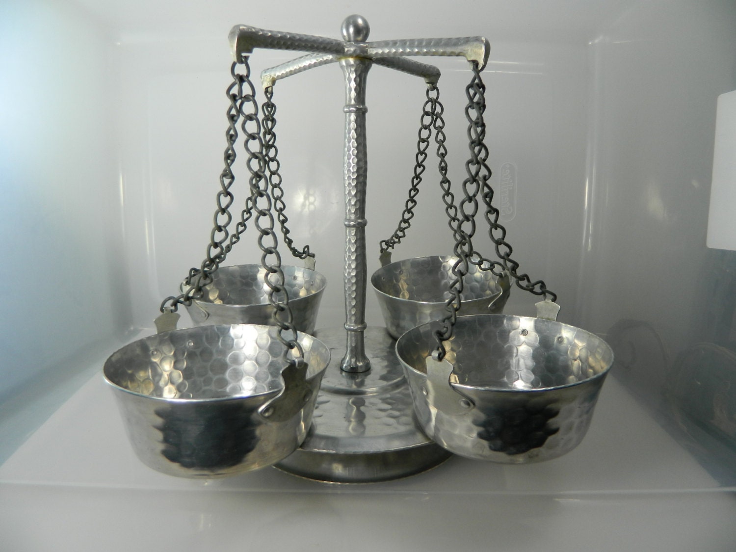 Vintage Lazy Susan Unique Everlast Aluminum Condiment Server, Castle ...