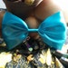 Big Turquoise Hair Bow. Giant Cute Hair Bow. Handmade Hair Bow. Blue Hair Bow. Teal Hair Bow. Cute Blue Hair Bow. Made in the US. Pastel Bow