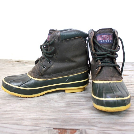 leather boots in rain