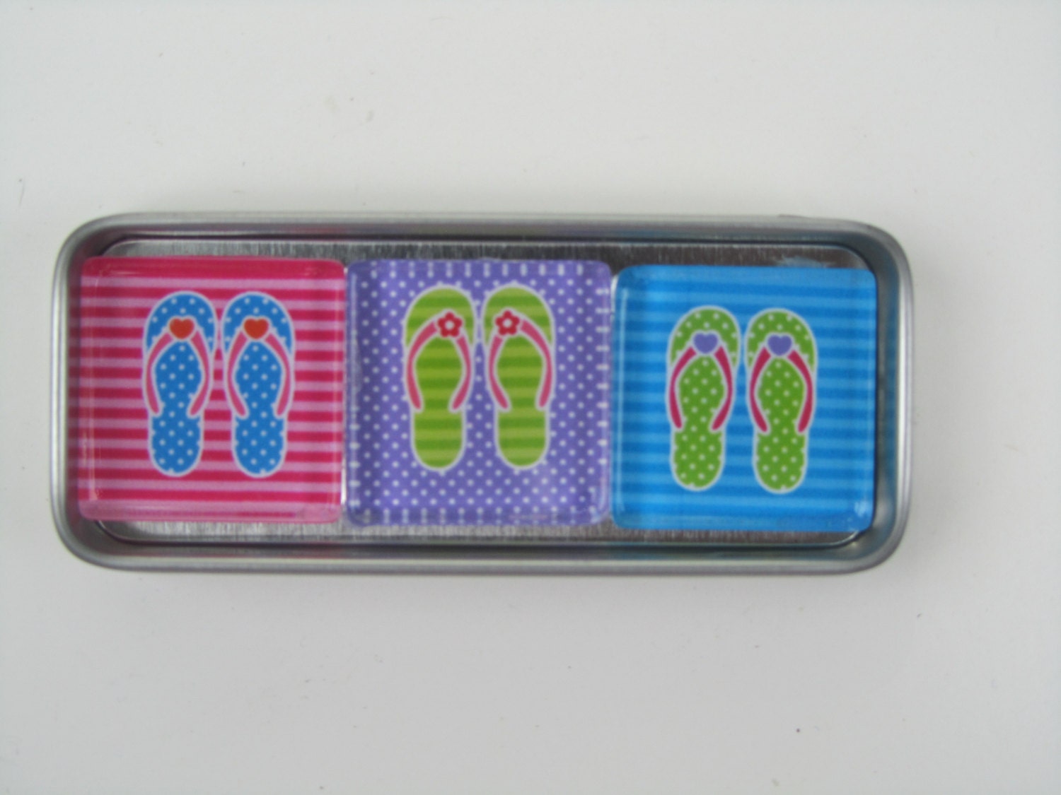 Colorful Flip Flop Summer by UpNorthKnitsAndGifts