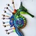 Seahorse art wall sculpture
