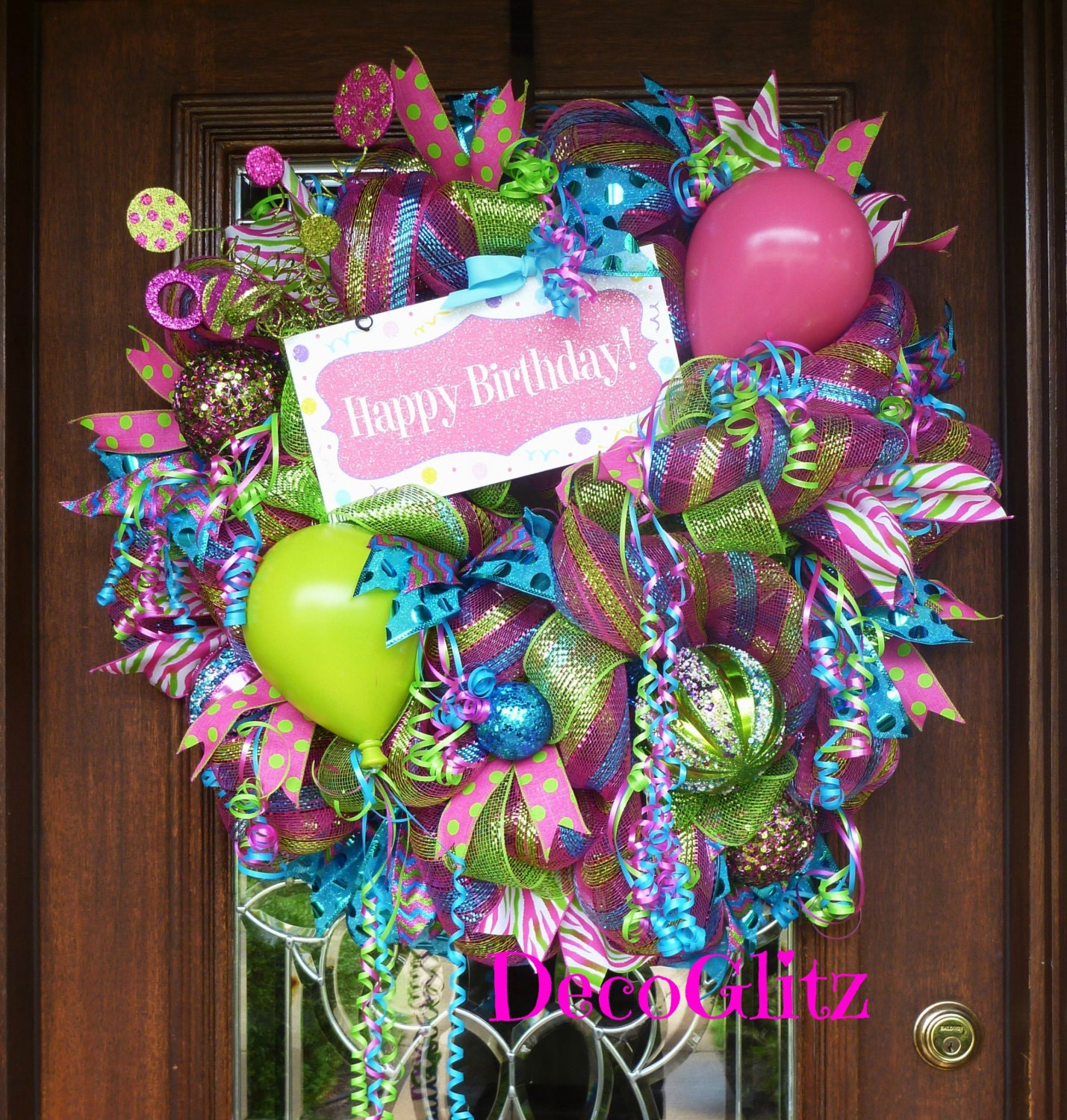 HAPPY BIRTHDAY WREATH 