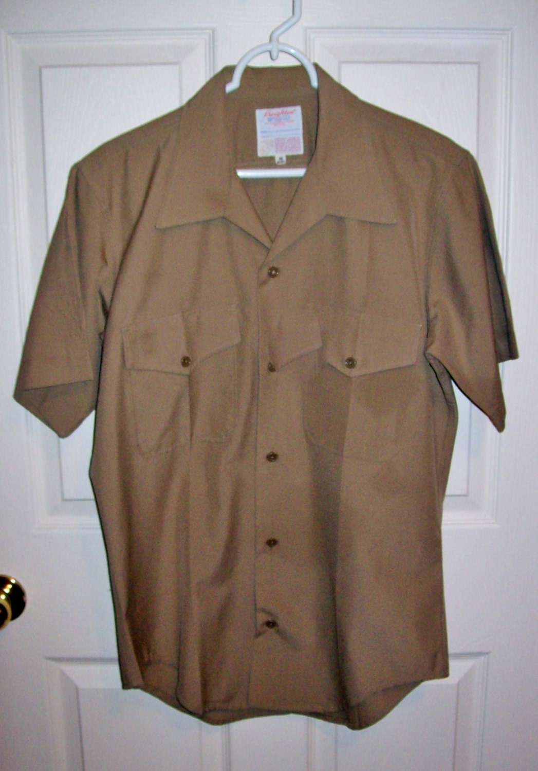 Vintage USMC Marine Corps Military Khaki Uniform by SusOriginals