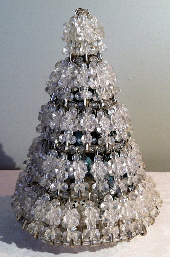 handmade vintage safety pin and beaded christmas tree handmade vintage safety pin and beaded christmas tree