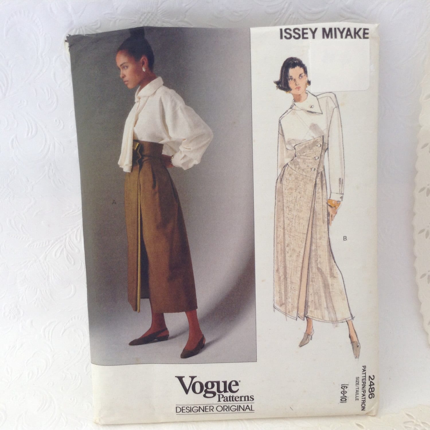 Issey Miyake Vogue Pattern size 6-8-10 1990 fashion