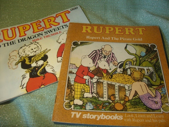 Rupert Books Pirate Gold And Dragon Sweets By Houshamantiques