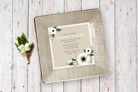 wedding invitation keepsake personalized wedding gifts