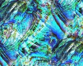 Studio E - Natural Wonders - Abalone Texture - Blue