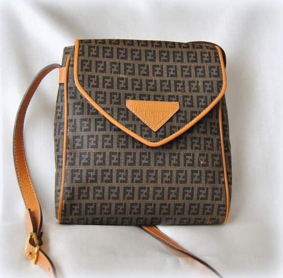 ONLY 1 LEFT SALE Fendi Bag Zucca Handbag Vintage by EventOutlet