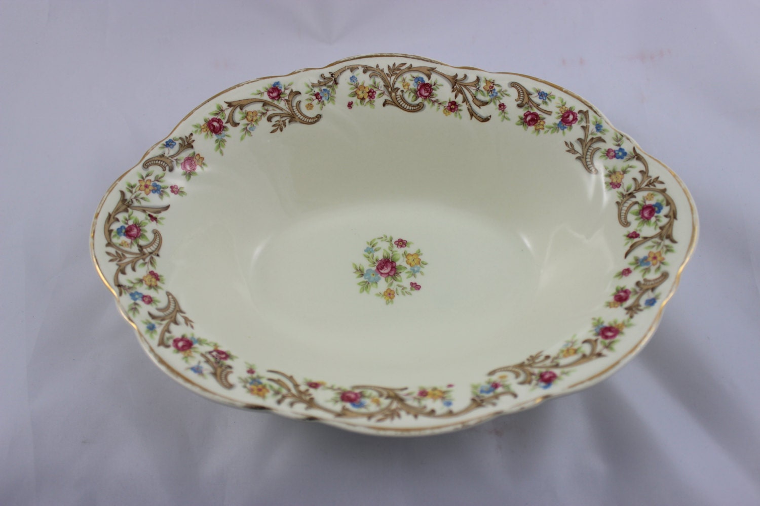 Taylor Smith Taylor China Oval Serving Dish Vegetable Dish