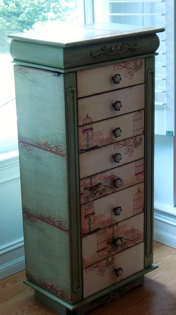 Repurposed Jewelry Armoire Custom Made To by funandfancydesigns