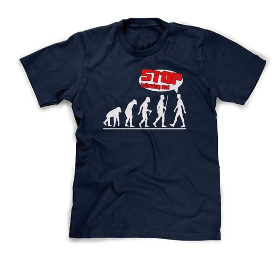 evolution t shirt go back