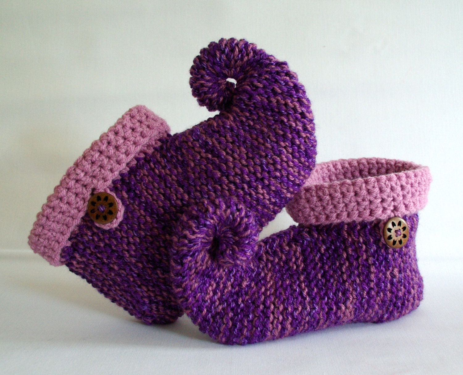 knitted slippers pixie slippers elfin slippers jester