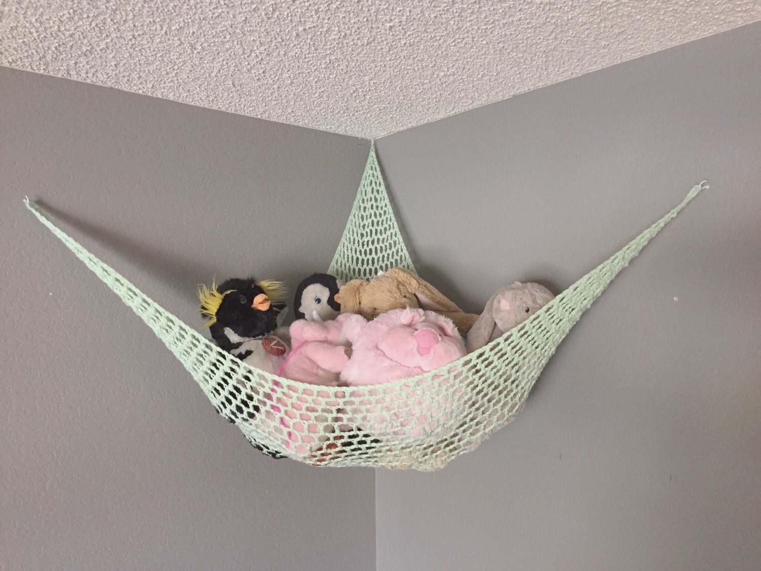 stuffed animal net hammock