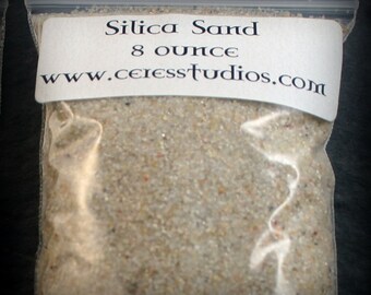 White Silica Sand for incense burners or other decorative use - resin incense, ritual supplies, zen garden, aromatherapy, energy cleansing