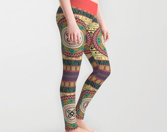 Ankara Print Pant Leggings, Afrocentric Clothing Ankara Clothing , African Wear, African Print Dress Adinkra, African Shop Print