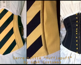 Pouffsouffle Hogwarts Harry Potter Hogwarts Hufflepuff Underbust cincher