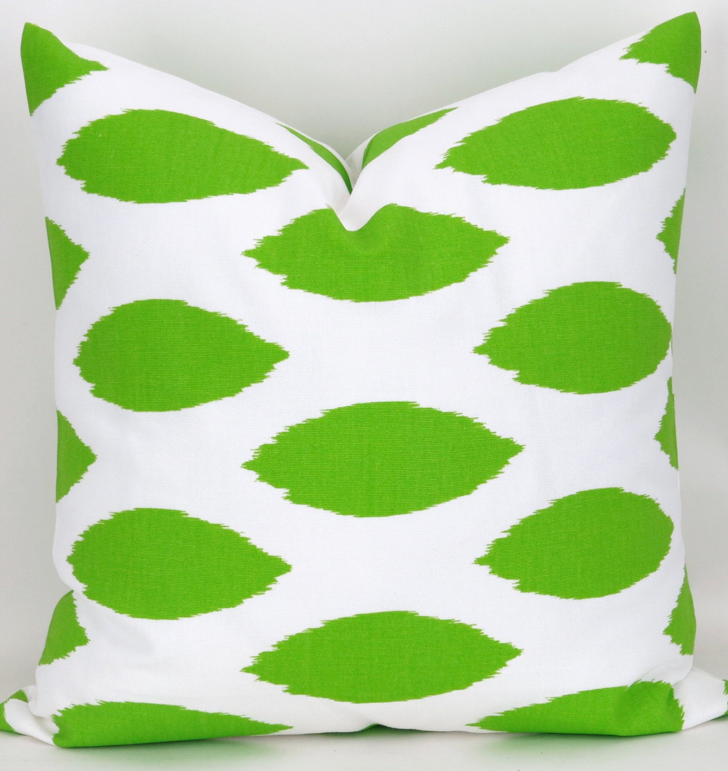 Lime Green Pillow Cover Throw Pillow Green by DeliciousPillows