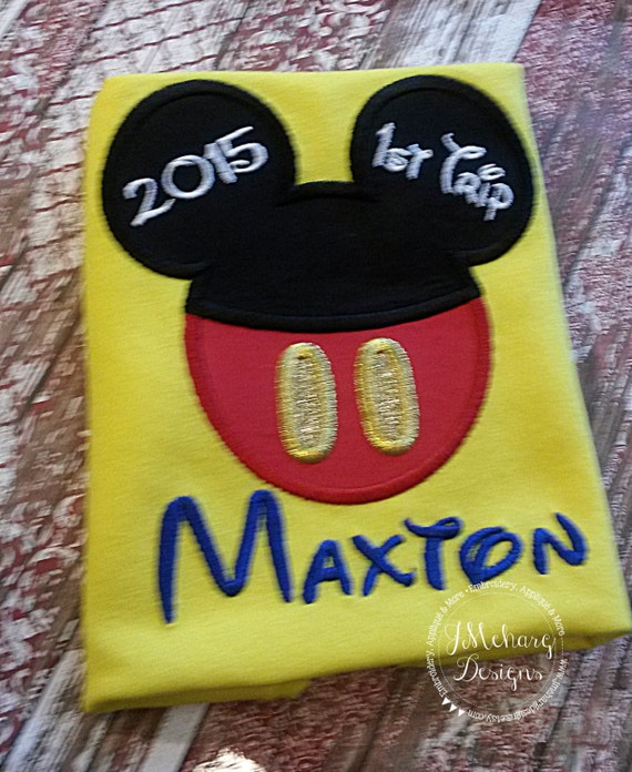 Items similar to Custom embroidered Disney Inspired Vacation Shirts for