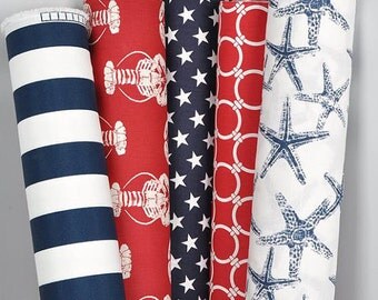 TABLE RUNNER Nautical Wedding Runner Table Runners Blue Red Baby shower Nursery Decor Party Navy Table Cloth