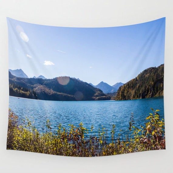 Water Tapestry Photo Tapestry Nature Tapestry Wall Hanging