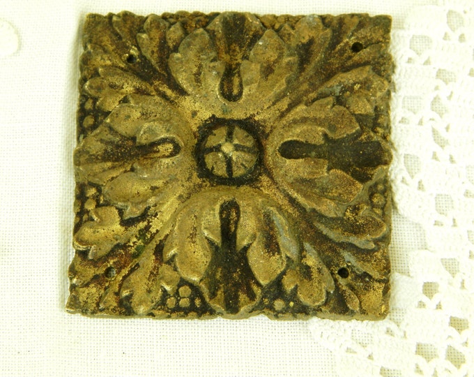 Antique French Brass Metal Molding / Retro Vintage Home Interior / European / Chateau Chic / Shabby Chic / Diy / Home Improvement / France Antique French Brass Metal Molding / Retro Vintage Home Interior / European / Chateau Chic / Shabby Chic / Diy / Home Improvement / France