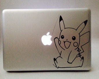 Pikachu Waving Vinyl Decal