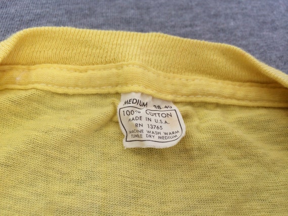 SRI CHINMOY 70's Shirt Vintage/ 100% Cotton Ten Kilo Run
