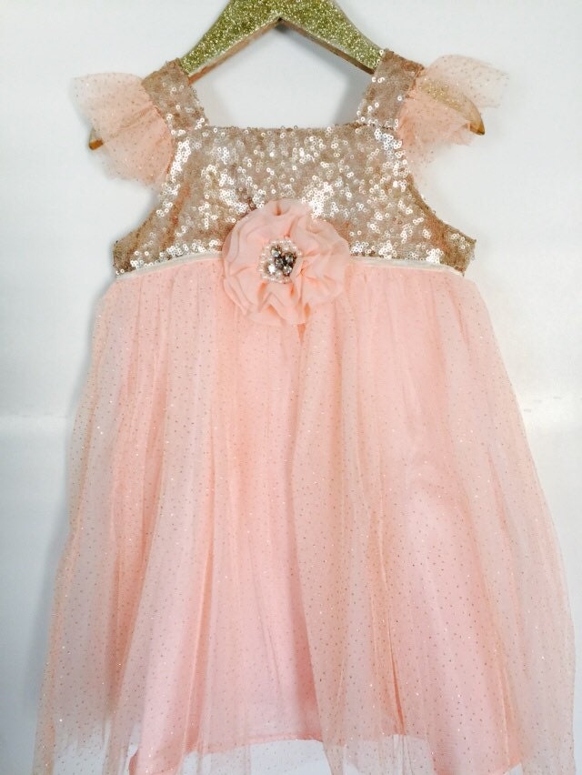 blush sparkle tulle