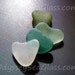 HEART to HEART

Real Sea Glass Hearts ~ 4 pc including Teal, Olive, Seafoam ~ from the tropical Peruvian coast HU-0092