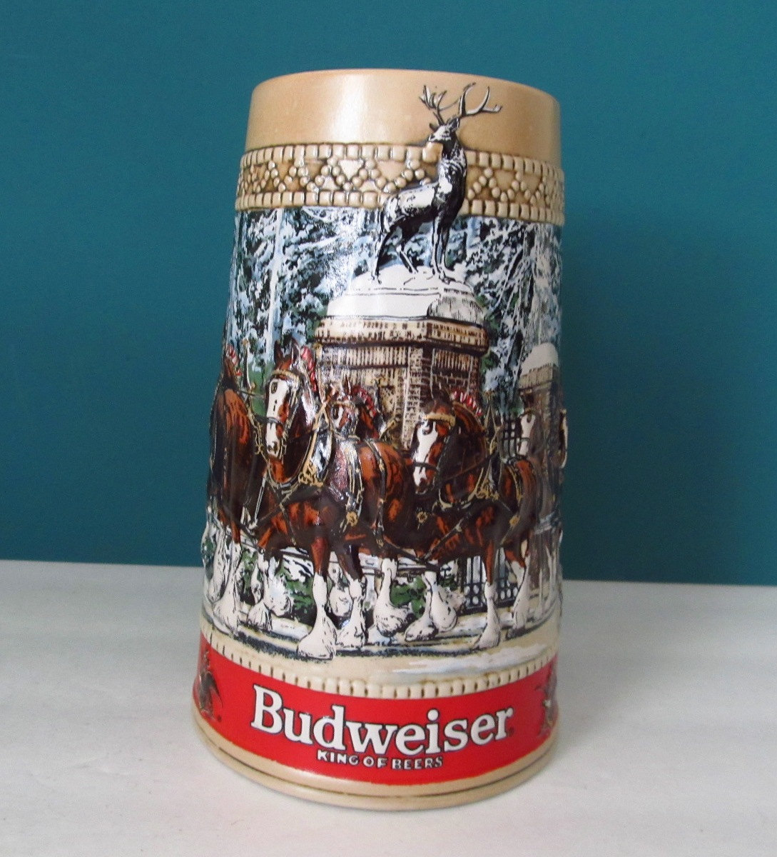 Budweiser Anheuser Busch 1987 Beer Stein C Series