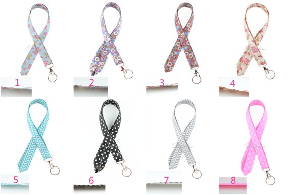 New Pattern Double Layers Fabric Lanyard for ID Badge Holder