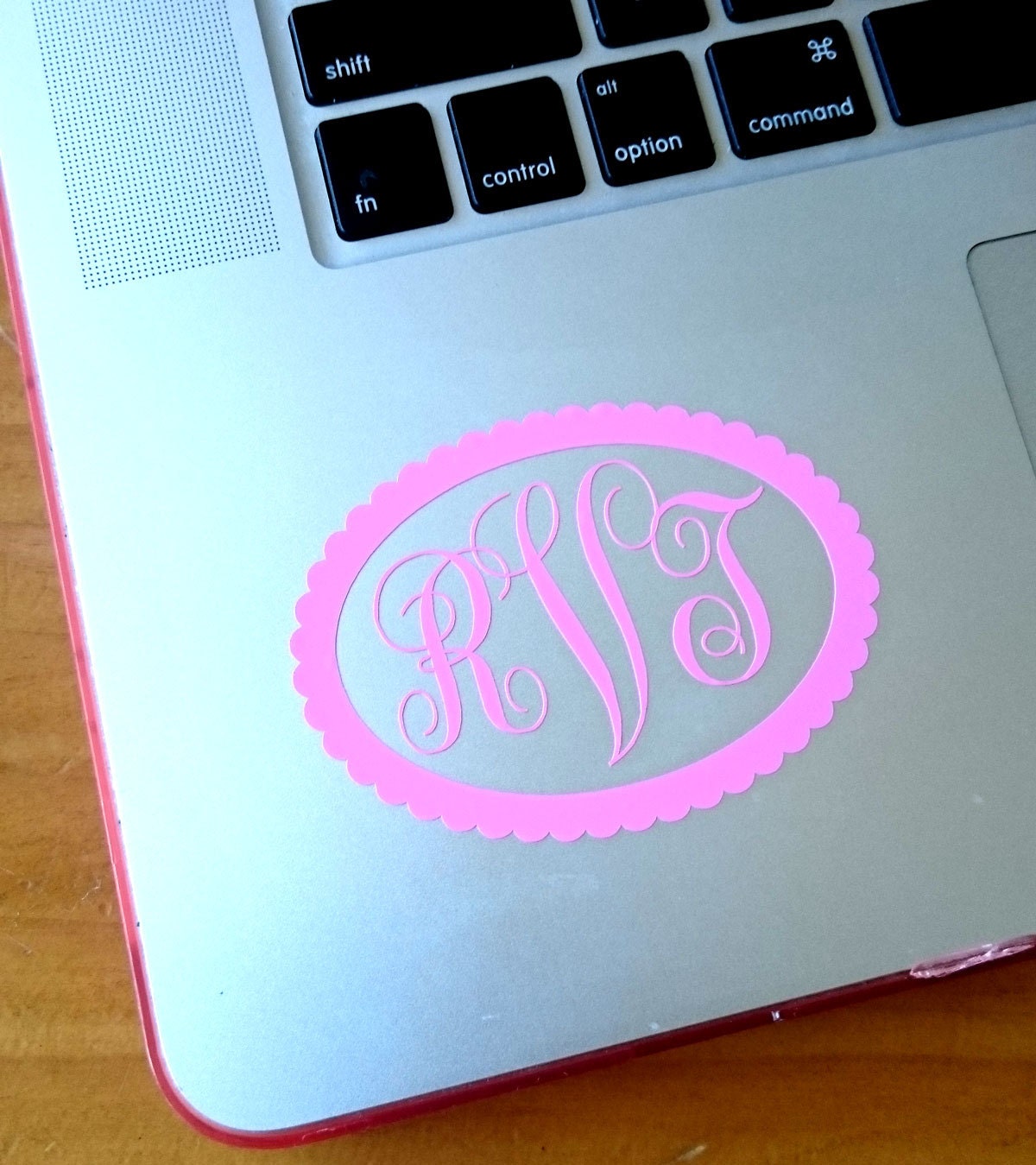 Laptop Stickers Laptop Monogram Decal Laptop by TheDesigNest