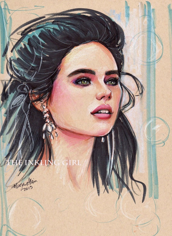 Labyrinth Sarah Original Art by TheInklingGirl on Etsy