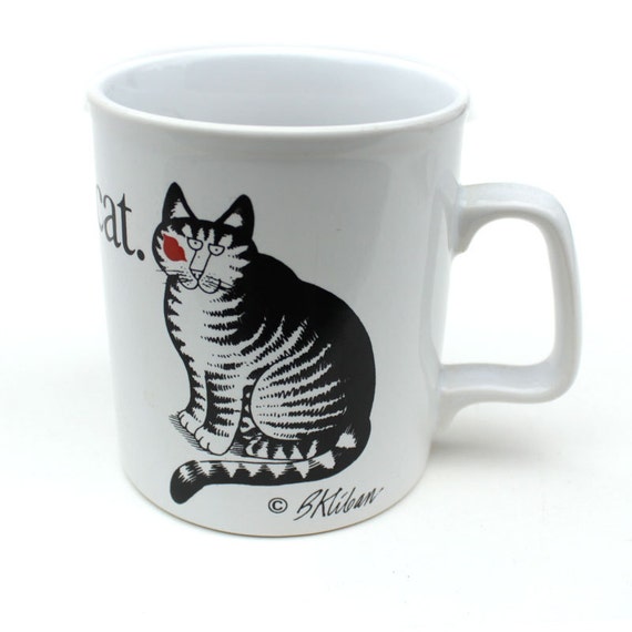 B Kliban Cat Mug Love a Cat Mug Kliban Love a Cat by GrandmaDied