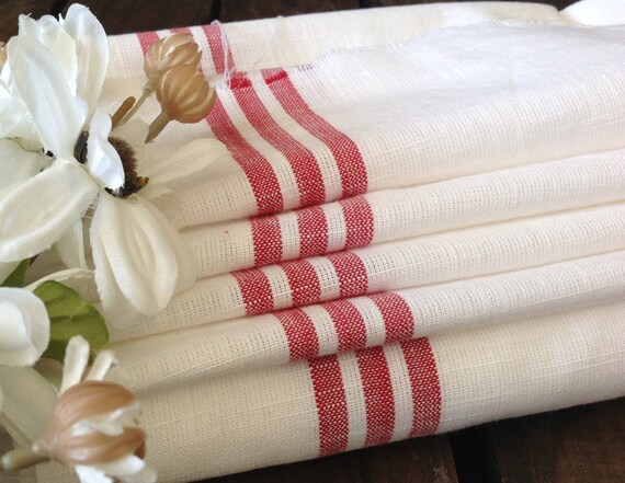 Utlity Fabric Red Stripe Toweling By The Yard Kitchen Towels utlity-fabric-red-stripe-toweling-by-the-yard-kitchen-towels