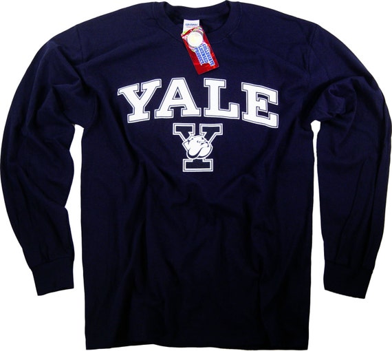 Yale Shirt T-Shirt Bulldogs College University Apparel